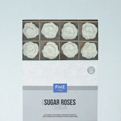 Outlet PME Suiker Rozen Wit Ø4cm 36st