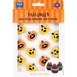 New PME Suikerdecoratie Halloween Pompoenen 12st.