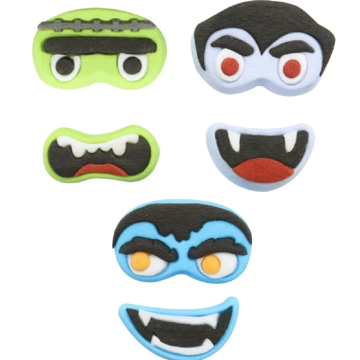 Clearance PME Suikerdecoratie Halloween Monsters 12st.