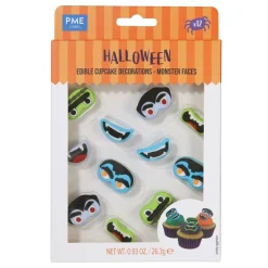 Clearance PME Suikerdecoratie Halloween Monsters 12st.
