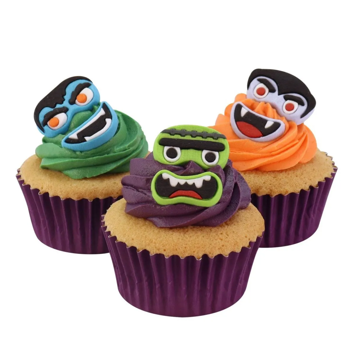 Clearance PME Suikerdecoratie Halloween Monsters 12st.