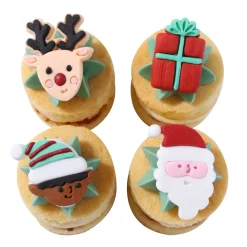 Clearance PME Suikerdecoratie Santa's Coming To Town 12st.