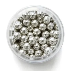 Outlet PME Suikerparels Zilver 6mm 25 gram