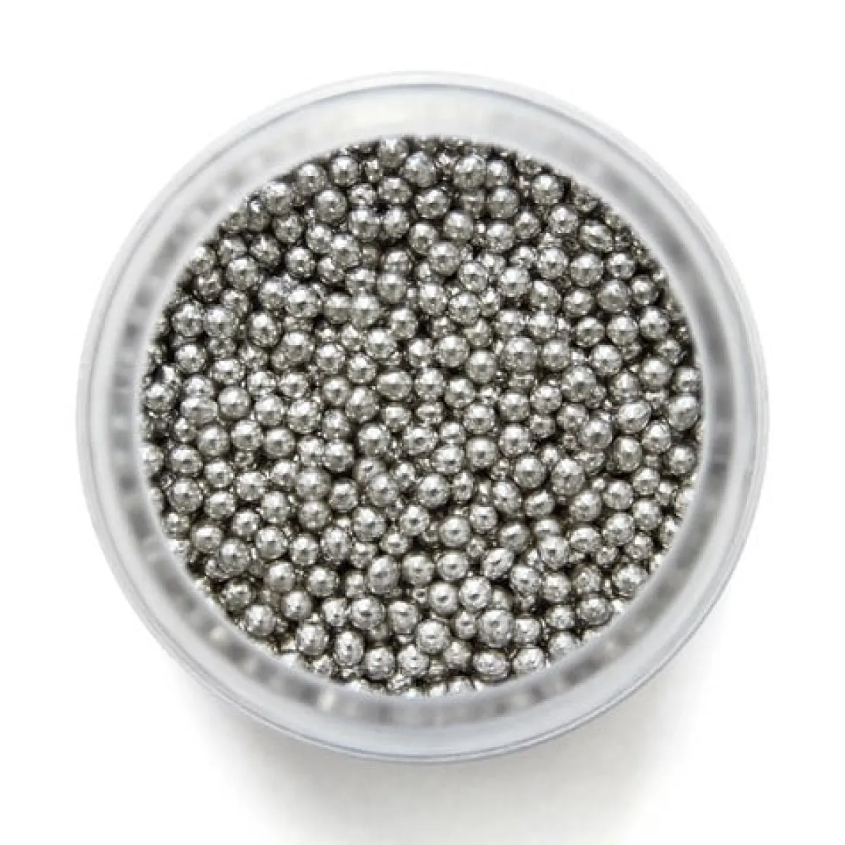 Online PME Suikerparels Zilver 2,3mm 25 gram