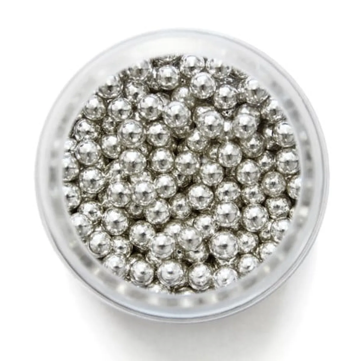 Discount PME Suikerparels Zilver 4mm 25 gram