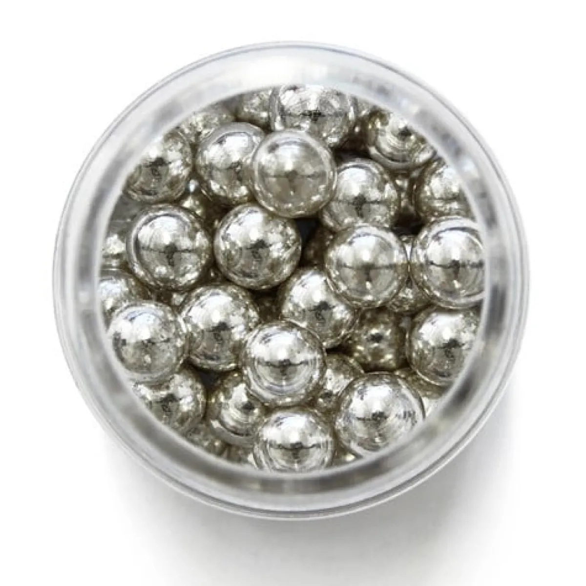 Online PME Suikerparels Zilver 8mm 25 gram