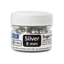 Online PME Suikerparels Zilver 8mm 25 gram