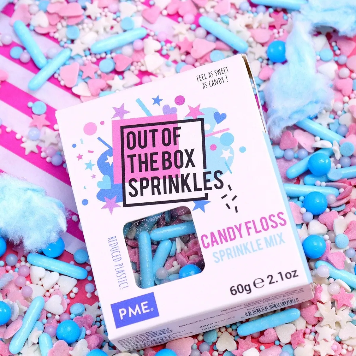 Hot PME Suikerspin Sprinkle Mix (Out of the Box) 60g