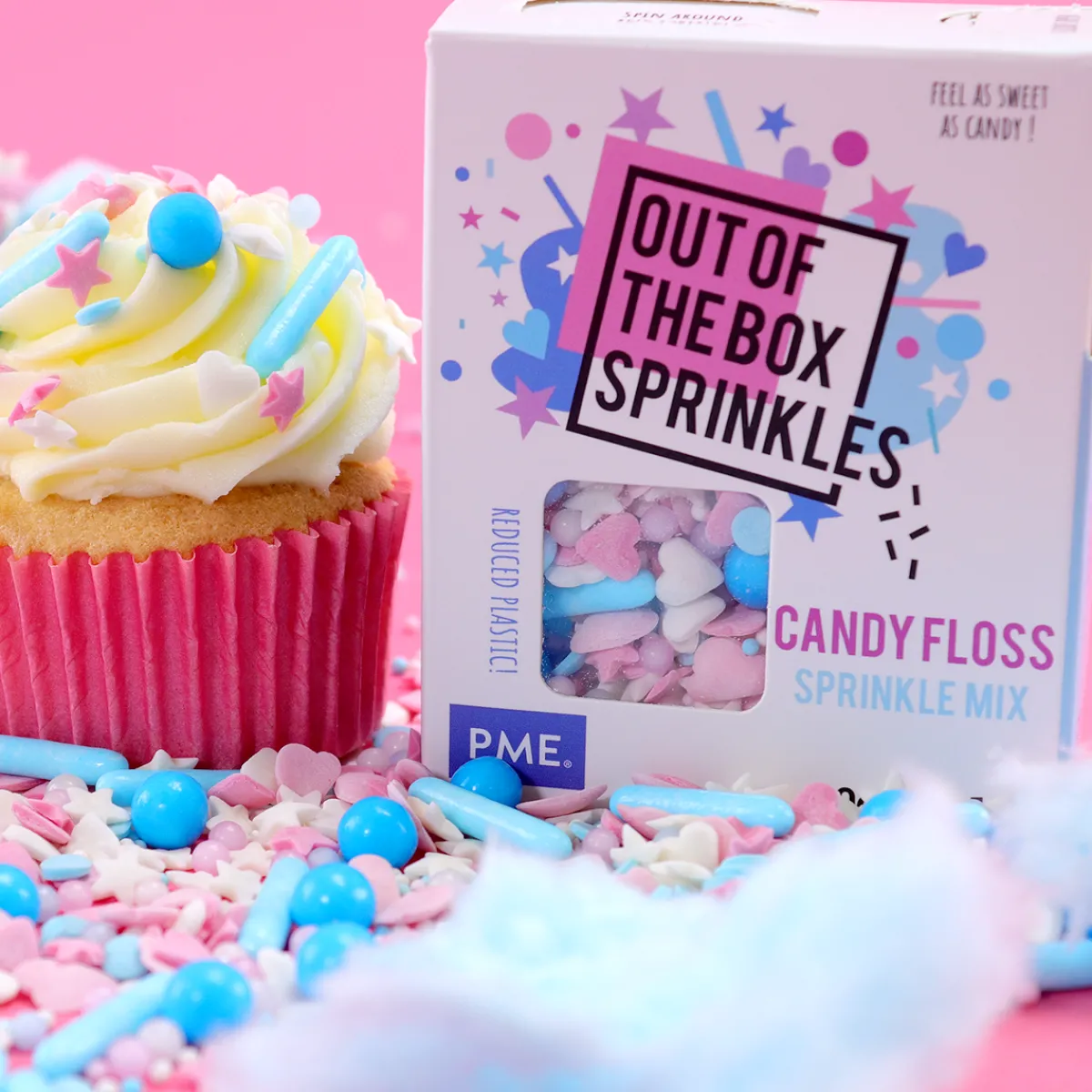 Hot PME Suikerspin Sprinkle Mix (Out of the Box) 60g