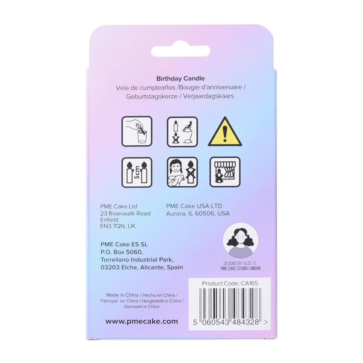 Clearance PME Taartkaarsje Unicorn 3D