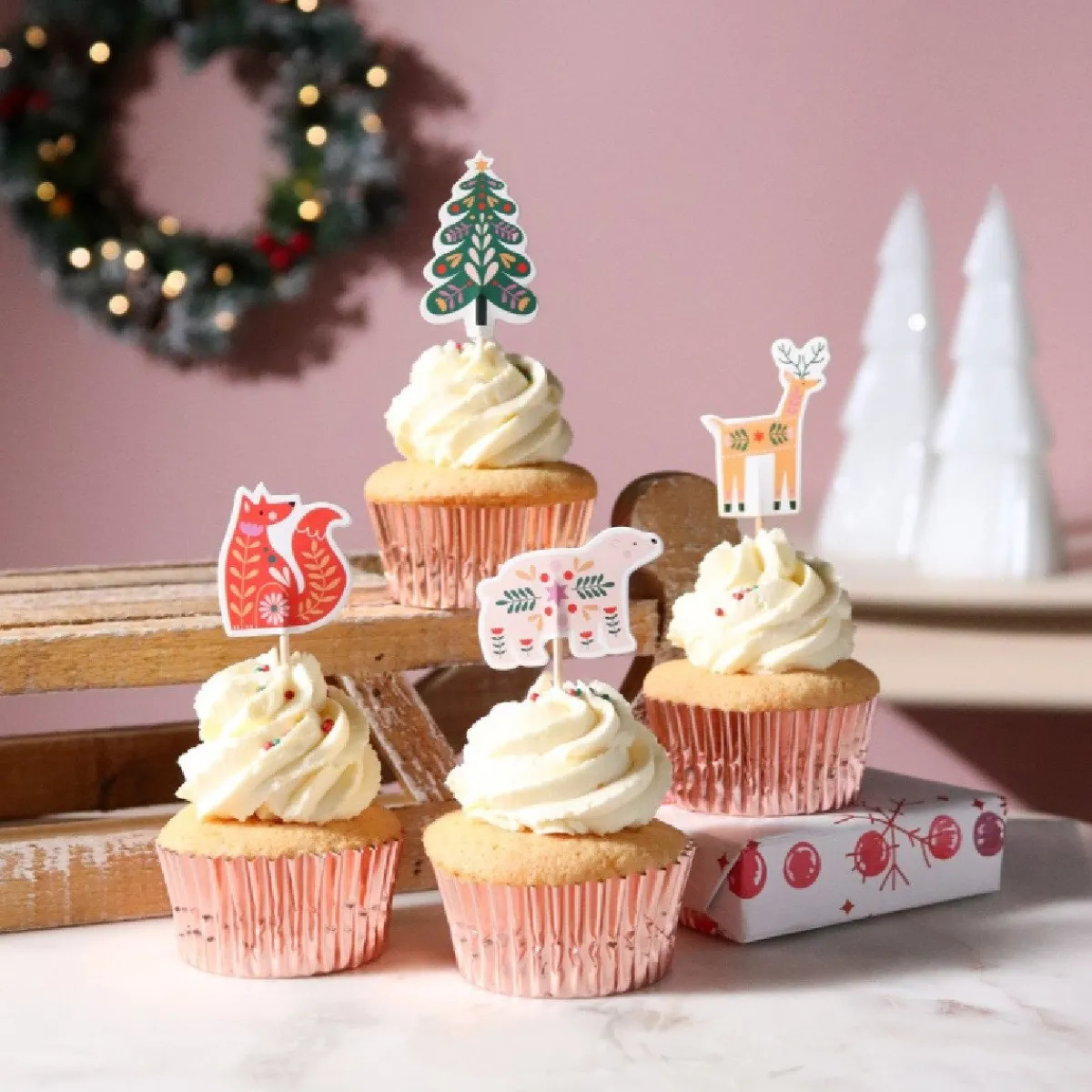 Outlet PME Taartprikkers Betoverend Bos 7cm 24st.