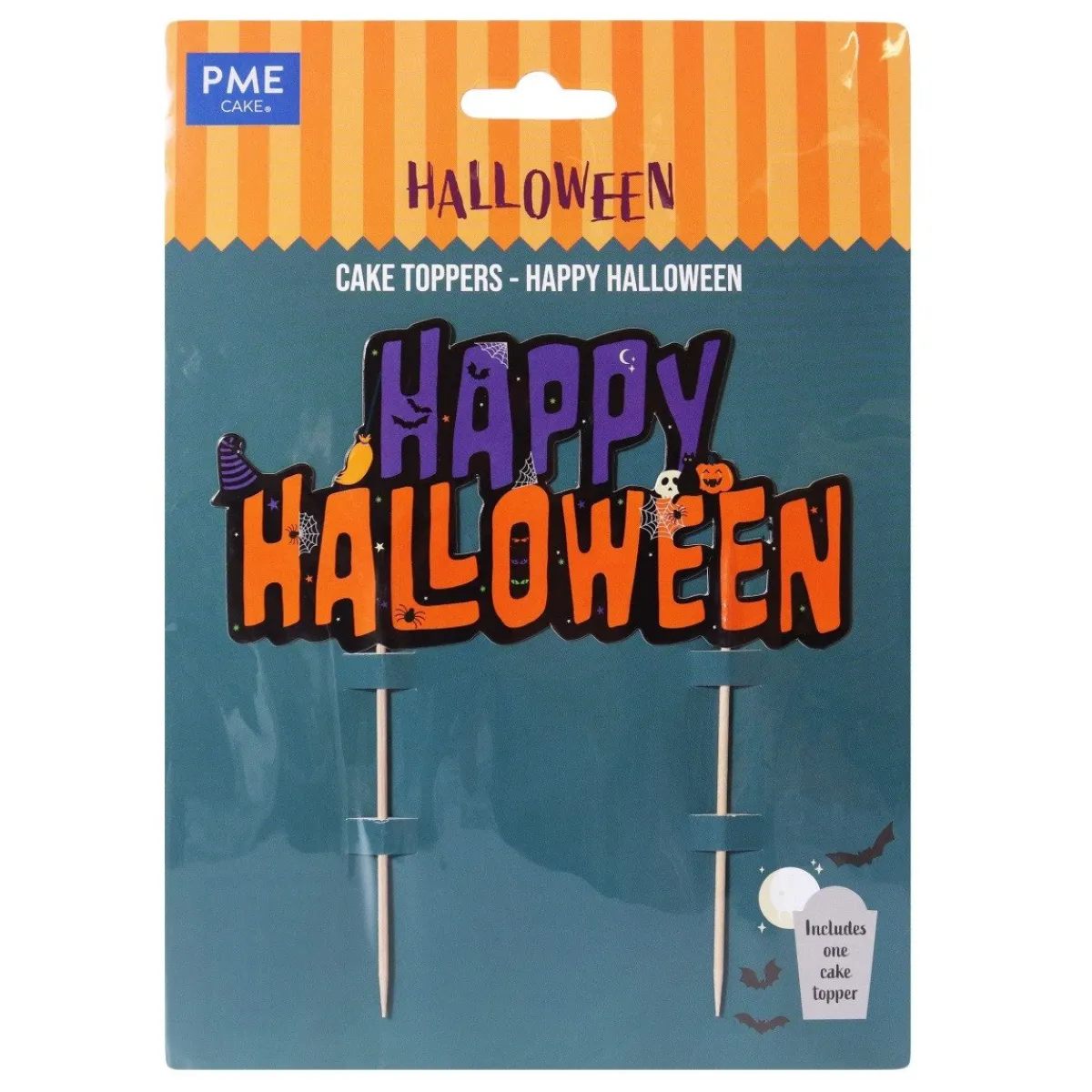 Outlet PME Taarttopper Happy Halloween 11,5x7cm