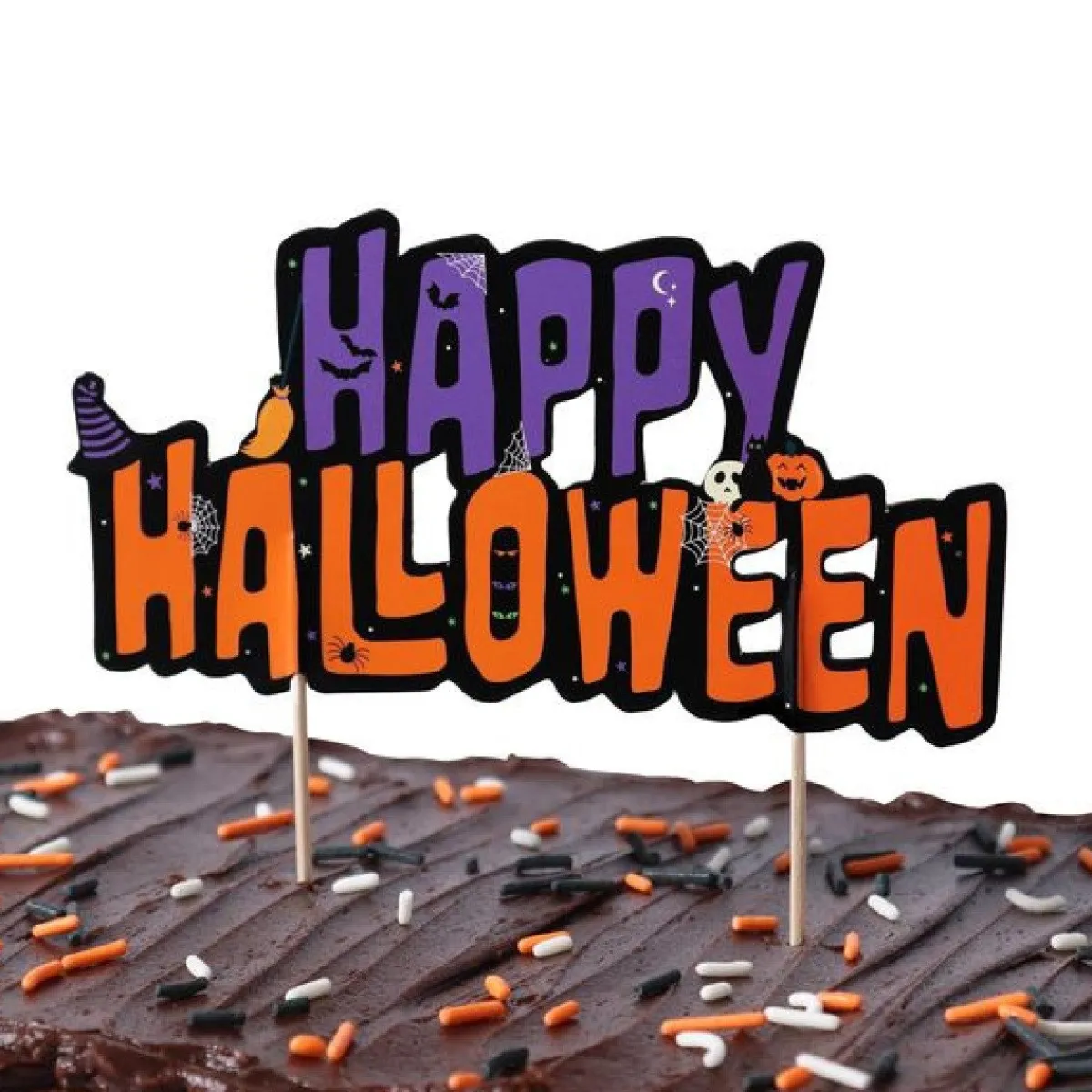 Outlet PME Taarttopper Happy Halloween 11,5x7cm