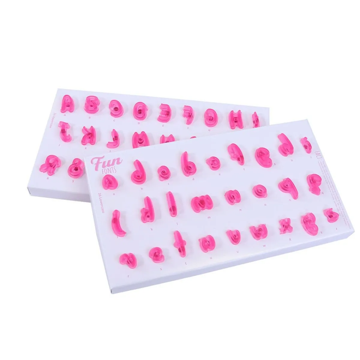 Outlet PME Tekst Stempelset Alfabet Fun Fonts - Collectie 3