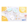 New PME Tekst Stempelset Cupcake/Cookie Fun Fonts - Collectie 2
