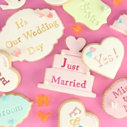 New PME Tekst Stempelset Cupcake/Cookie Fun Fonts - Collectie 2