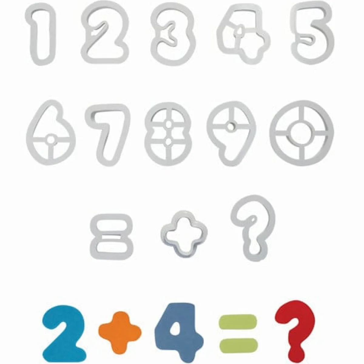 New PME Uitstekerset Cijfers set/13