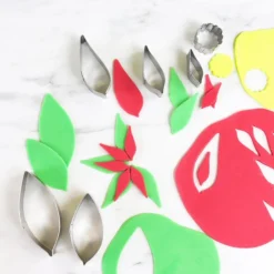 Online PME Uitstekerset Poinsettia Set/6