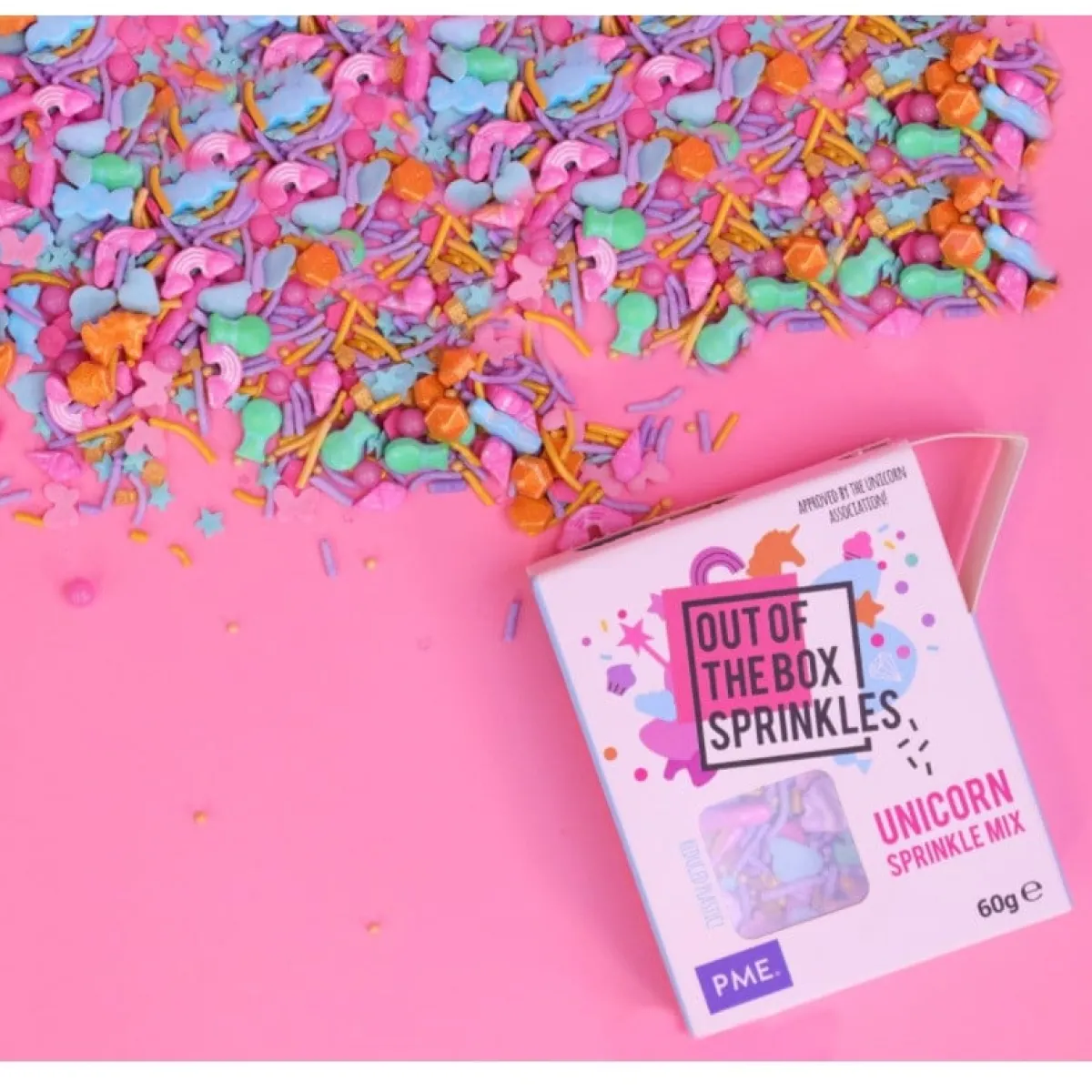 Discount PME Unicorn Sprinkle Mix (Out of the Box) 60g