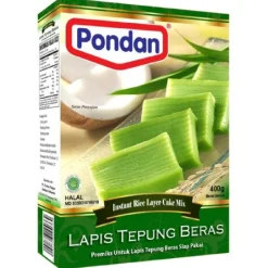Hot Pondan Layer Cakemix Lapis Tepung Beras 400g