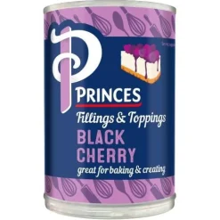 Online Princes Taartvulling & Topping Zwarte Kers 410gr.