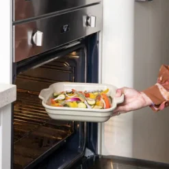 Hot Pyrex Ceramic Creation Ovenschaal Beige 27x23cm**