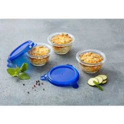 Sale Pyrex Cook & Go Ovenschalen met Deksel Rond 0,2L Set/5