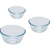 Clearance Pyrex Iconic's Beslagkommen (0,5L/1L/2L) Set/3
