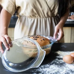 Discount Pyrex 4-in-1 Ovenschaal Rond met Deksel 21x18x9cm