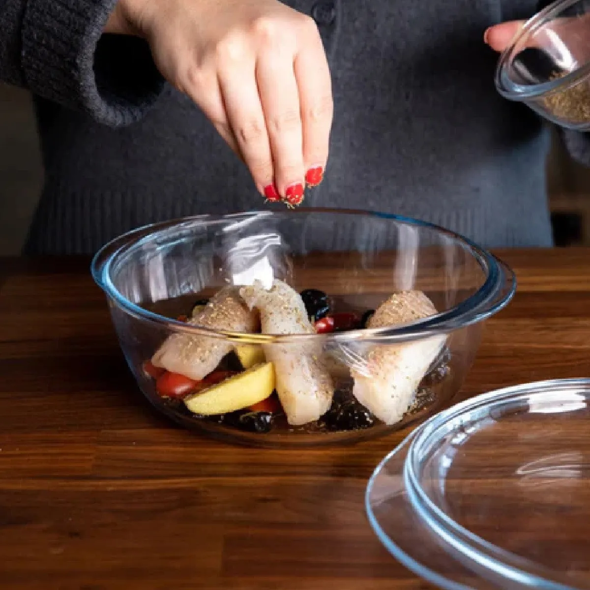 Sale Pyrex 4-in-1 Ovenschaal Rond met Deksel 27x23x11cm