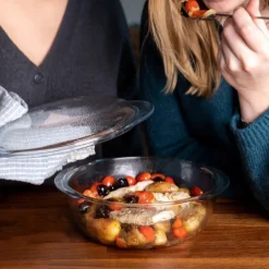 Sale Pyrex 4-in-1 Ovenschaal Rond met Deksel 27x23x11cm