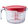 Outlet Pyrex Maatbeker met Deksel 1L