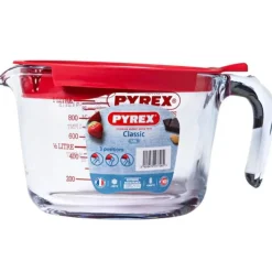 Outlet Pyrex Maatbeker met Deksel 1L