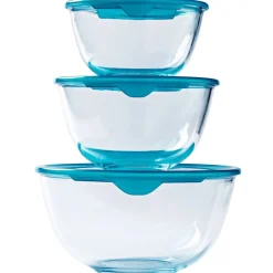 New Pyrex Prep & Store Beslagkom met Deksel 2,3L (Ø21cm)