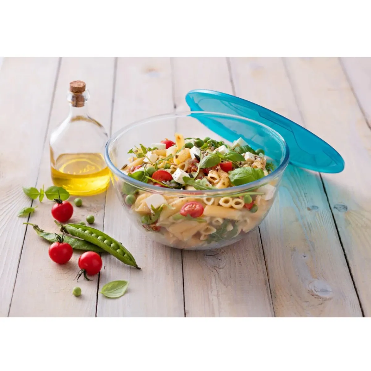 Best Pyrex Prep & Store Beslagkom met Deksel 1,1L (Ø17cm)