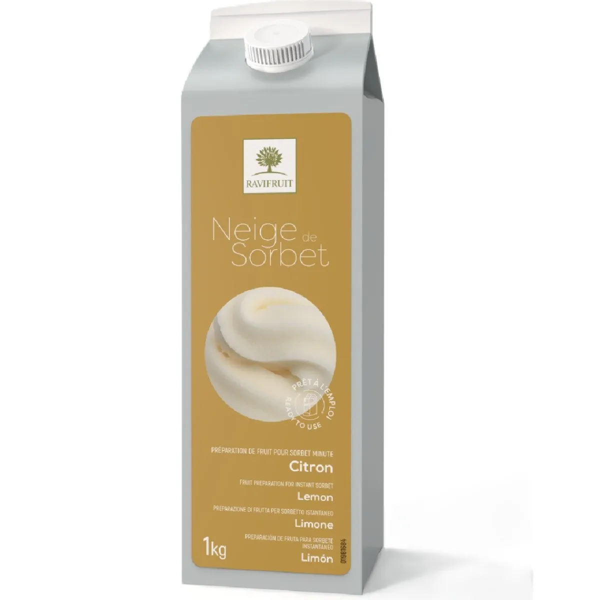 New Overig RaviFruit Sorbet Mix Citroen 1kg