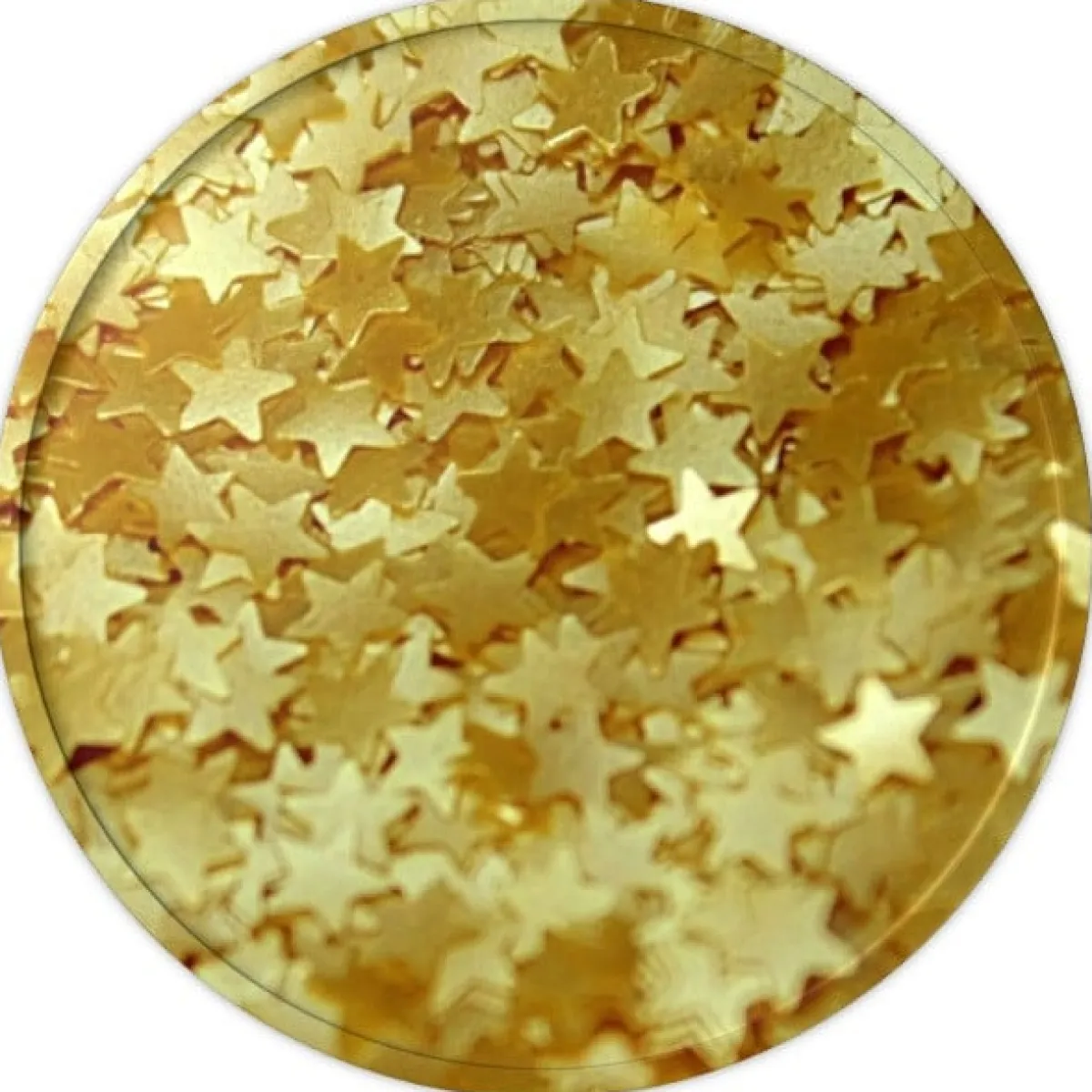 Hot Rainbow Dust RD Eetbare Glitters Sterren Goud 1,4 gram