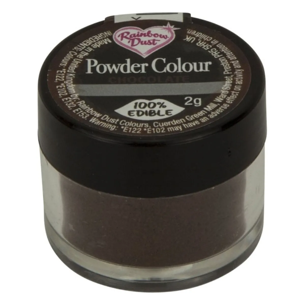 Hot Rainbow Dust RD Kleurpoeder Chocolate Brown 2 gram