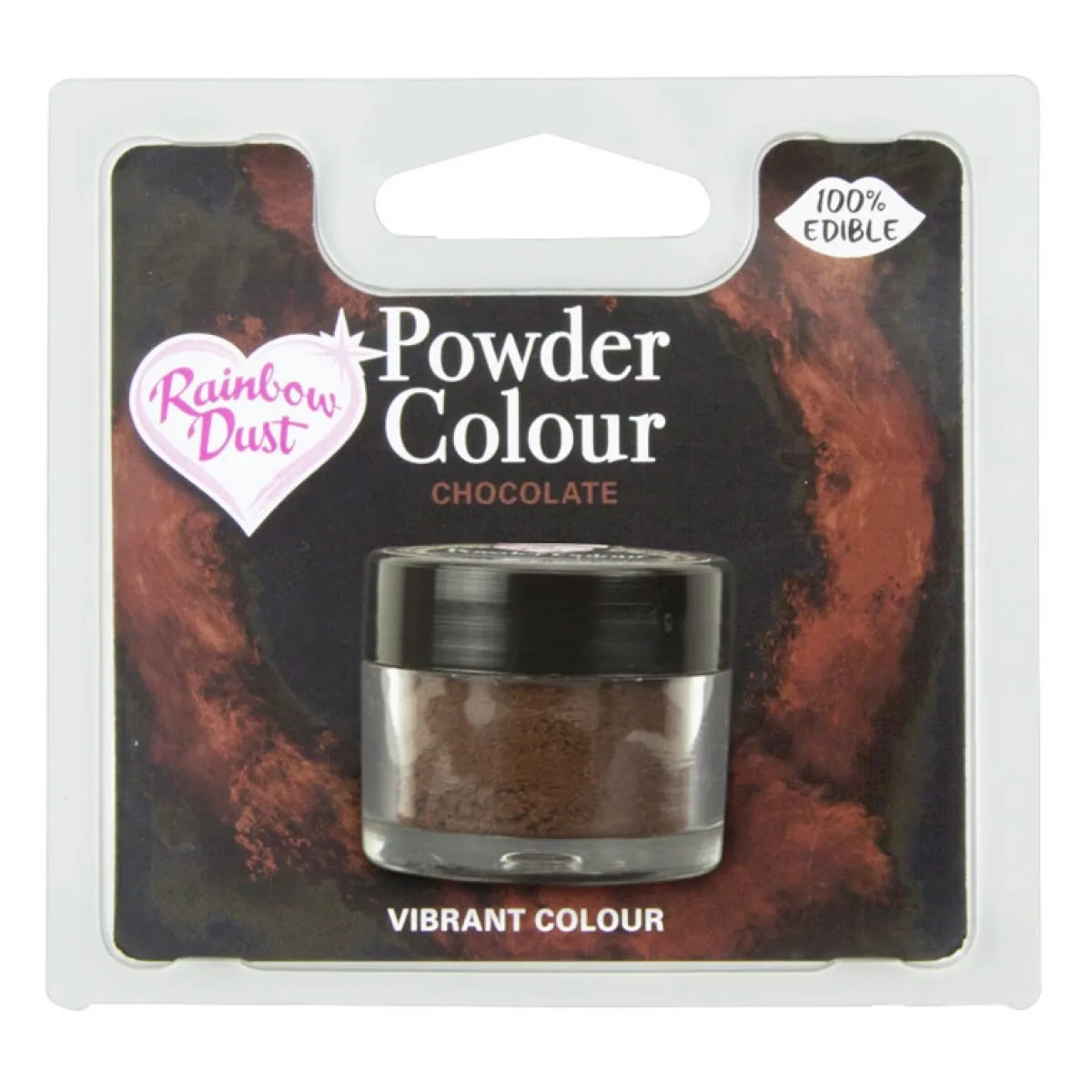 Hot Rainbow Dust RD Kleurpoeder Chocolate Brown 2 gram