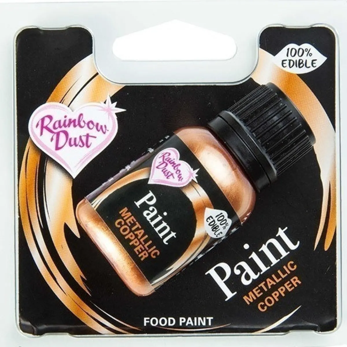 Sale Rainbow Dust RD Metallic Food Paint Copper 25ml