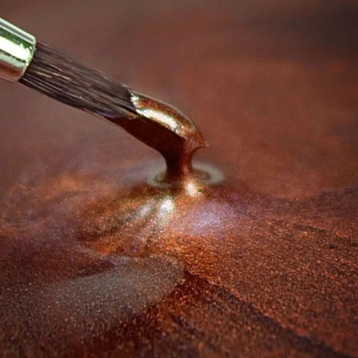 Sale Rainbow Dust RD Metallic Food Paint Copper 25ml