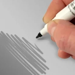 Hot Rainbow Dust RD Stift eetbare inkt dubbelzijdig Zilvergrijs