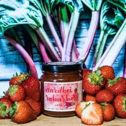 Outlet ReggeVallei Taartvulling Aardbeien-Rabarber 250g