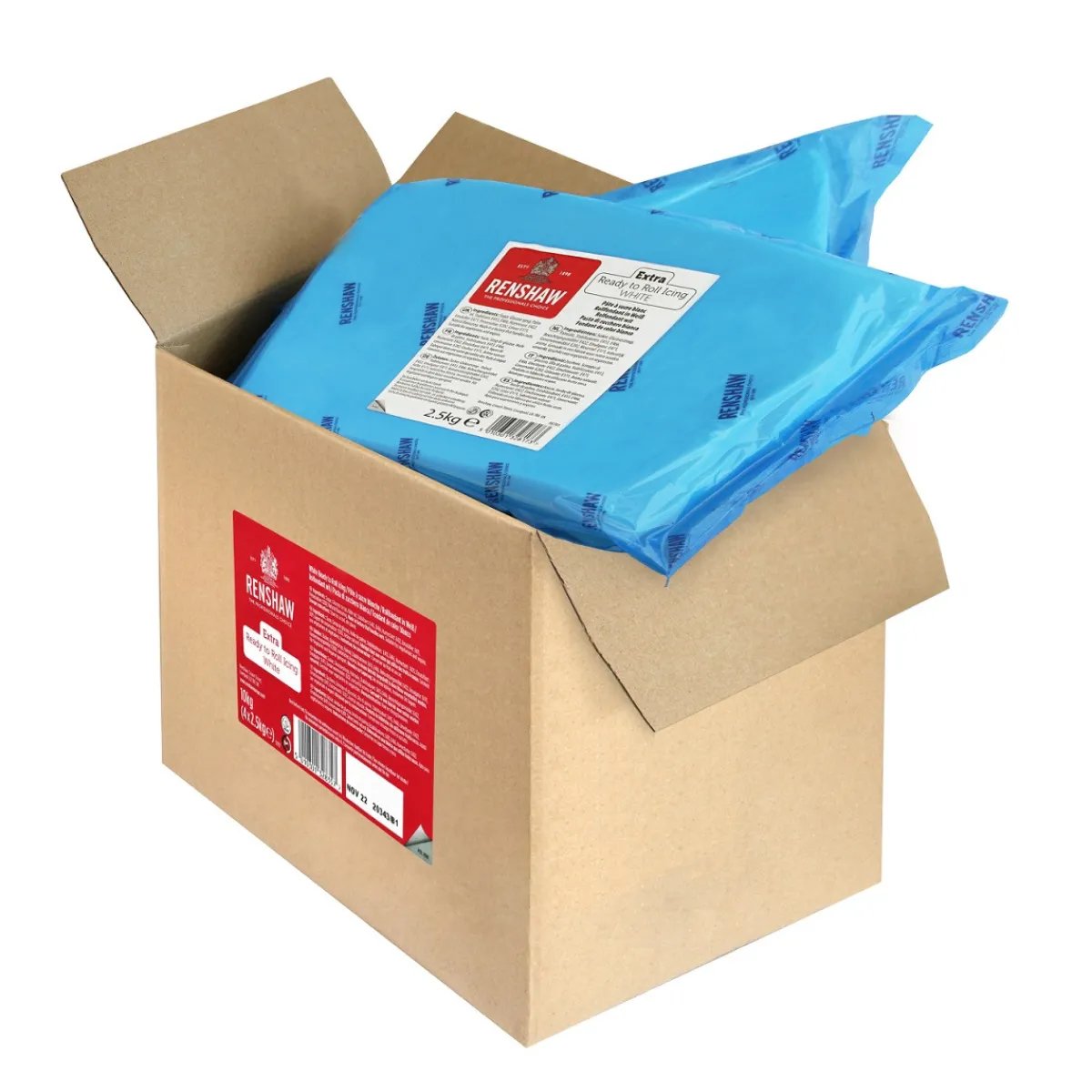 Outlet Renshaw Rolfondant Extra 10kg Wit