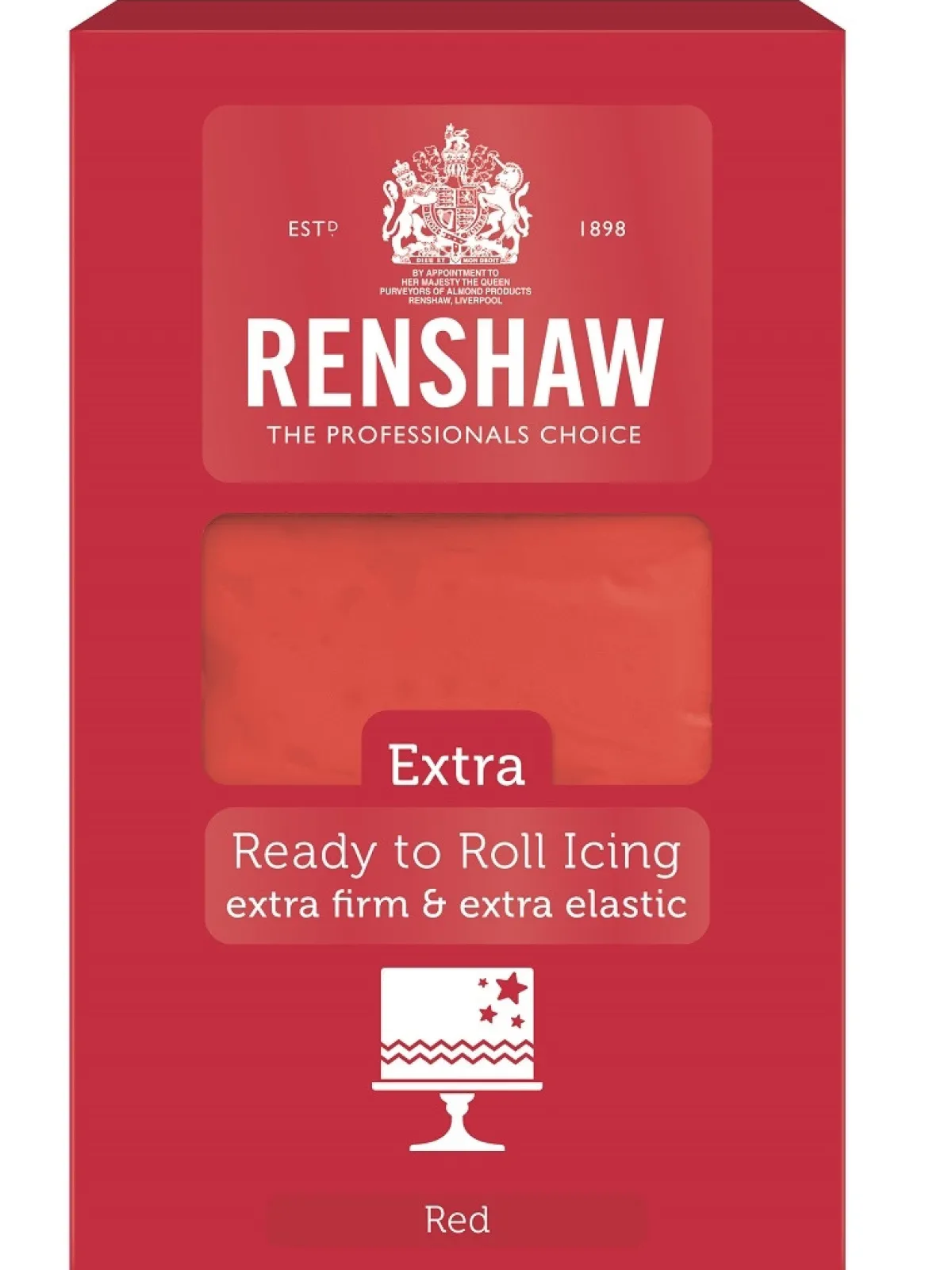 Discount Renshaw Rolfondant Extra 1kg Rood