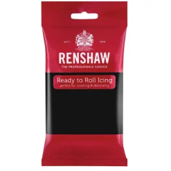 Sale Renshaw Rolfondant Zwart 250g