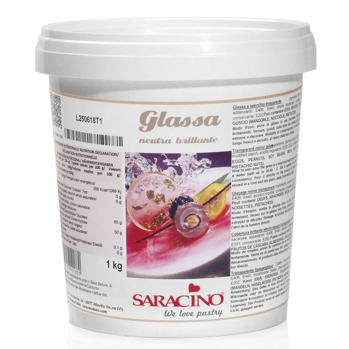 Saracino Mirror Glaze Transparant 1kg