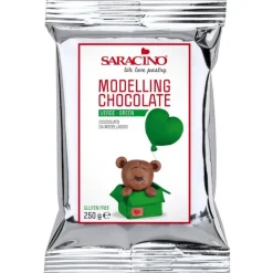 Clearance Saracino Modelleer Chocolade Groen 250g