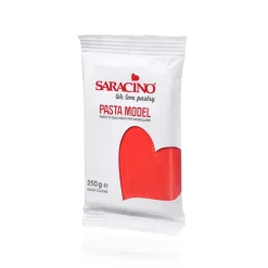 Clearance Saracino Modelling Paste Rood 250g