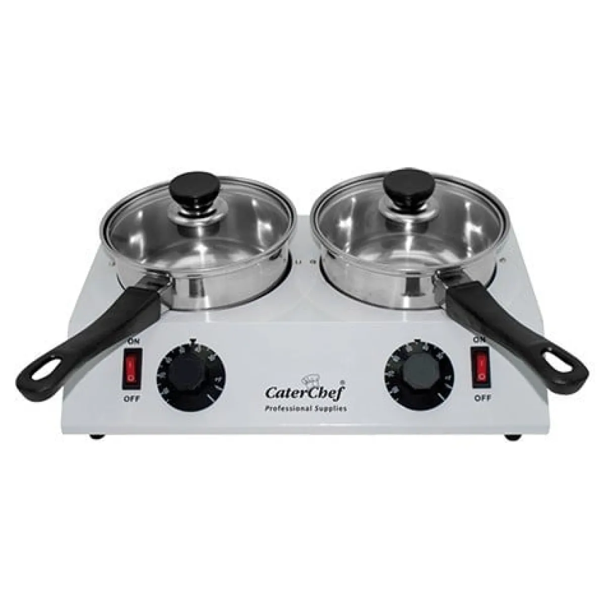 Sale CaterChef Sauzenwarmer 2-pans 2x700ml.
